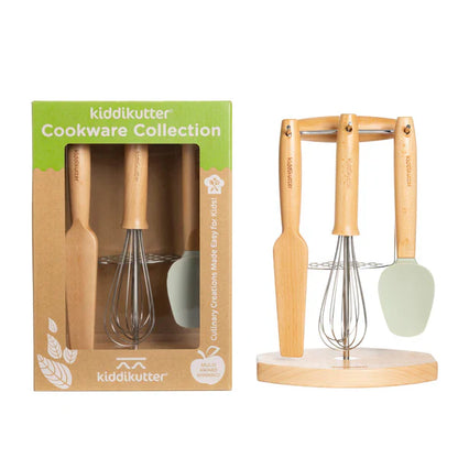 Ensemble d'ustensiles de cuisine Kiddikutter - Sauge