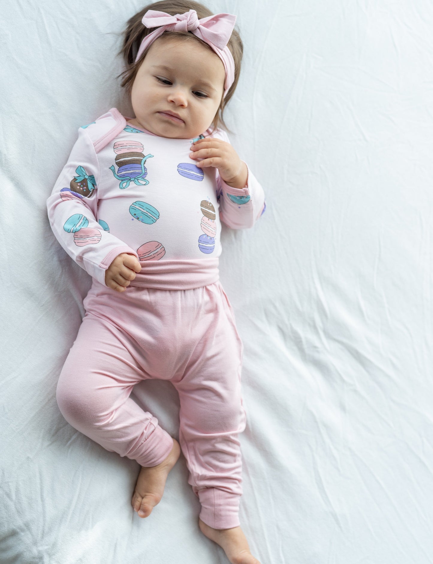 Bamboo Grow with Me Harem Pants (Coral Blush)