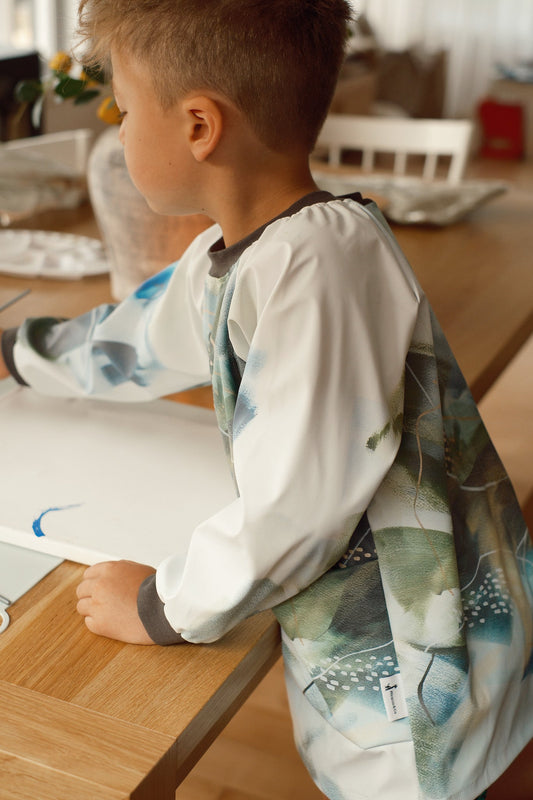 Waterproof artist apron for children