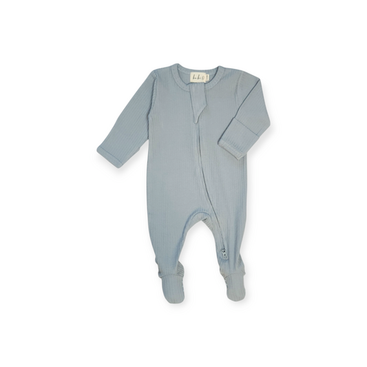 Organic Cotton Baby Sleeper, Harbour Blue | ba.be.O