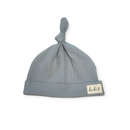 Knotted Cap - Harbour Blue