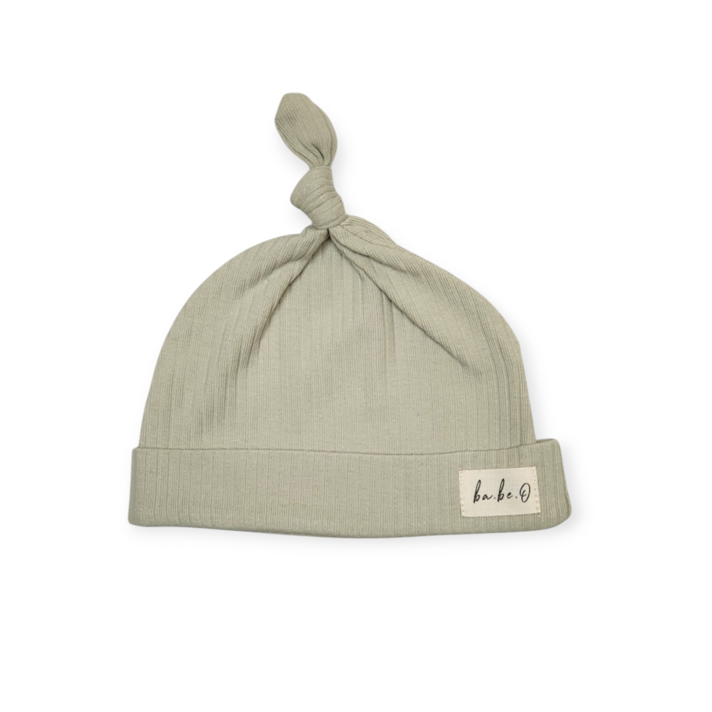 Bonnet noué - Vert sauge clair