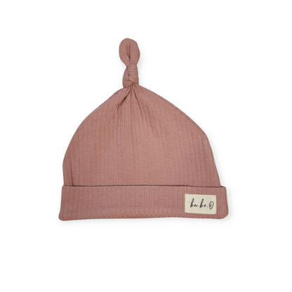 Knotted Cap - Rose