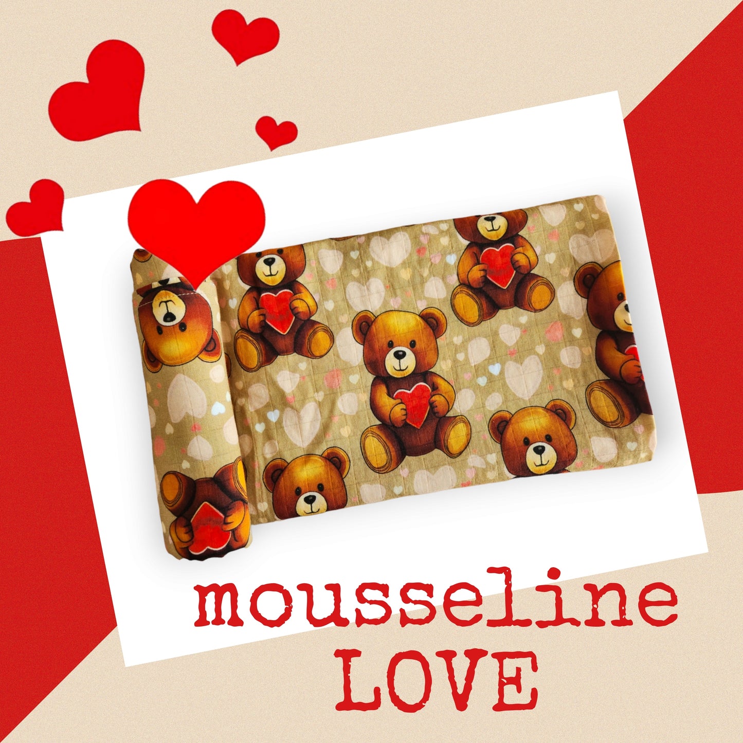 Mousseline Classique LOVE