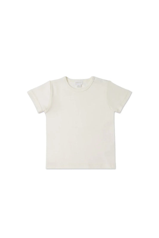 T-shirt en Coton Pima Aude - Whisper | Jamie Kay