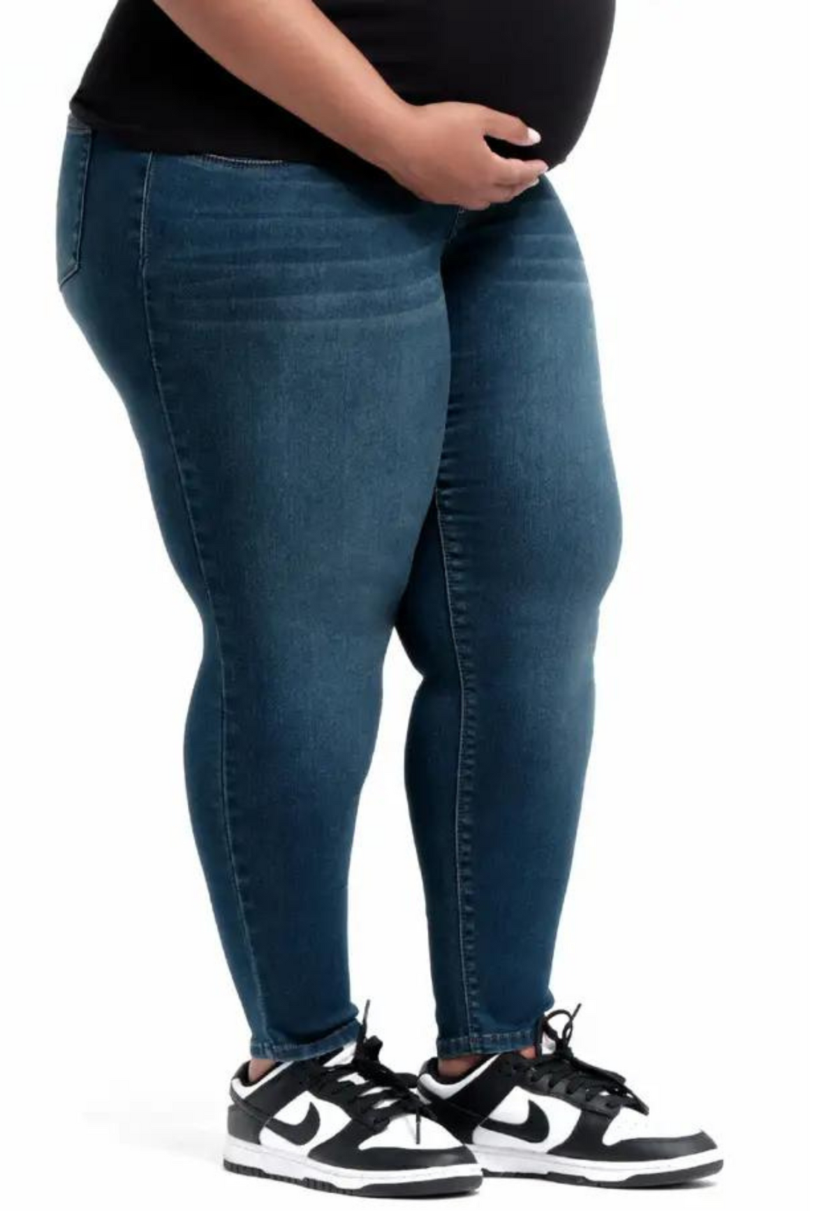 Plus-Size 28-Inch Skinny Maternity Jeans