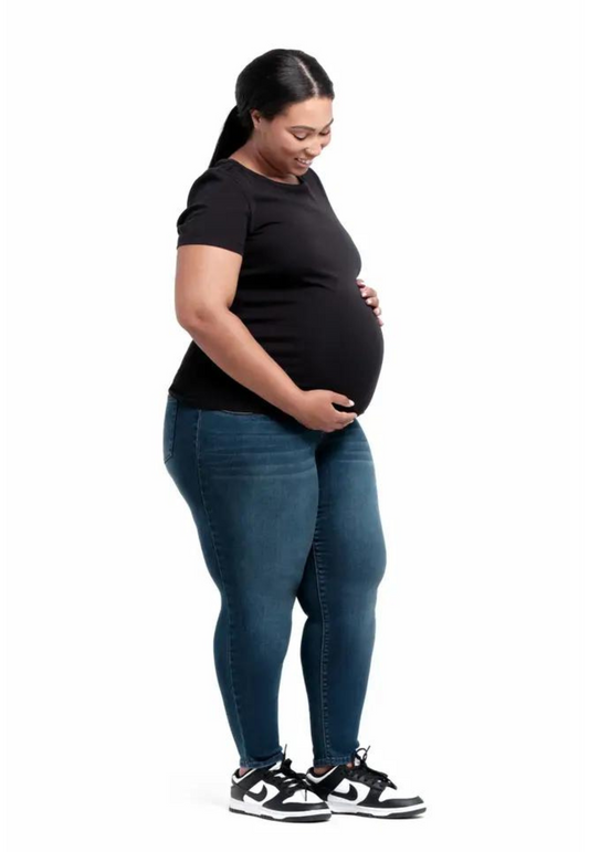 Plus-Size 28-Inch Skinny Maternity Jeans