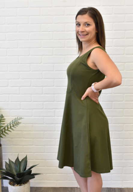 Rosie Babydoll Maternity and Nursing Dress