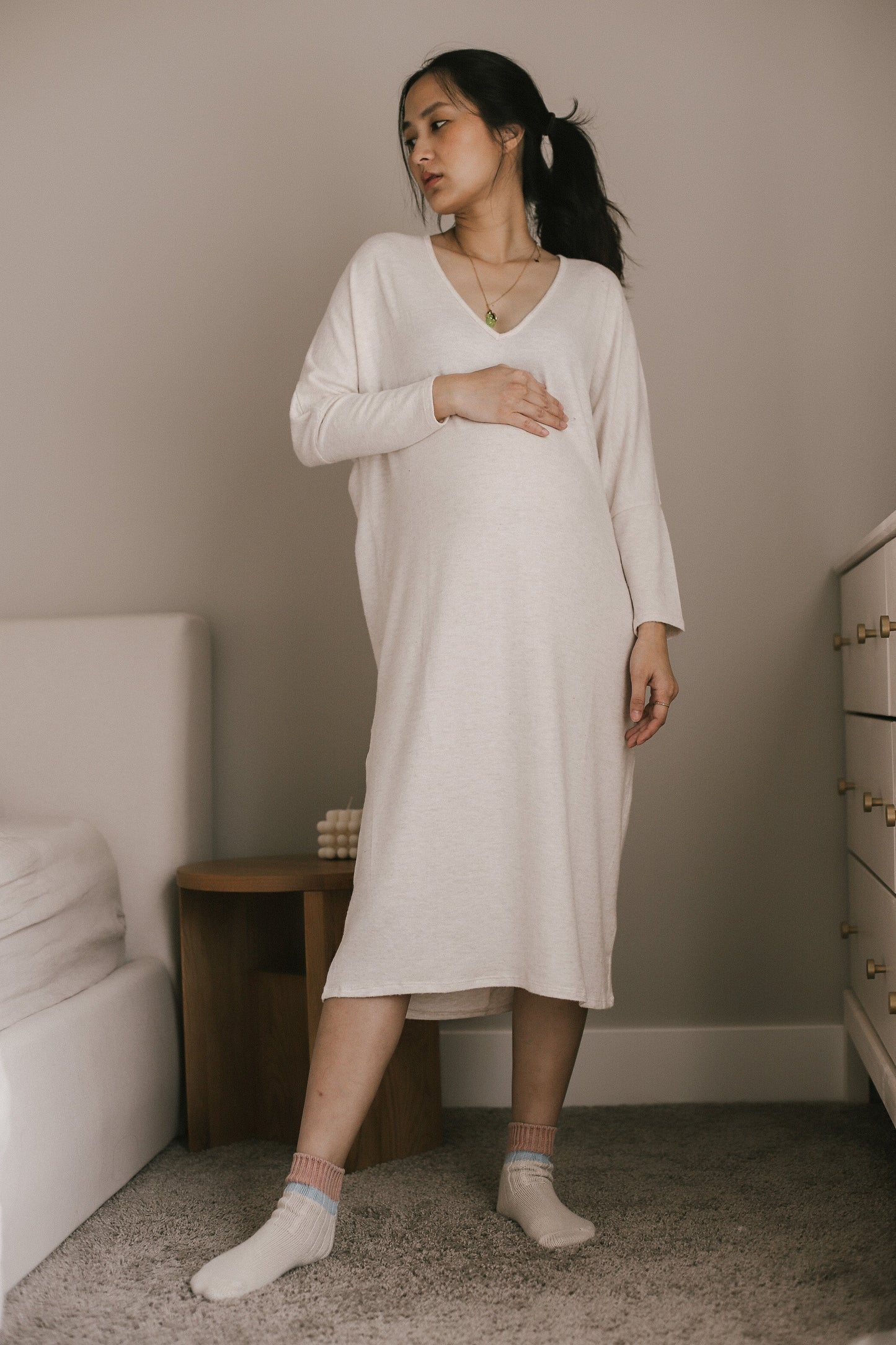 Quinn Dolman Maternity and Nursing Dress