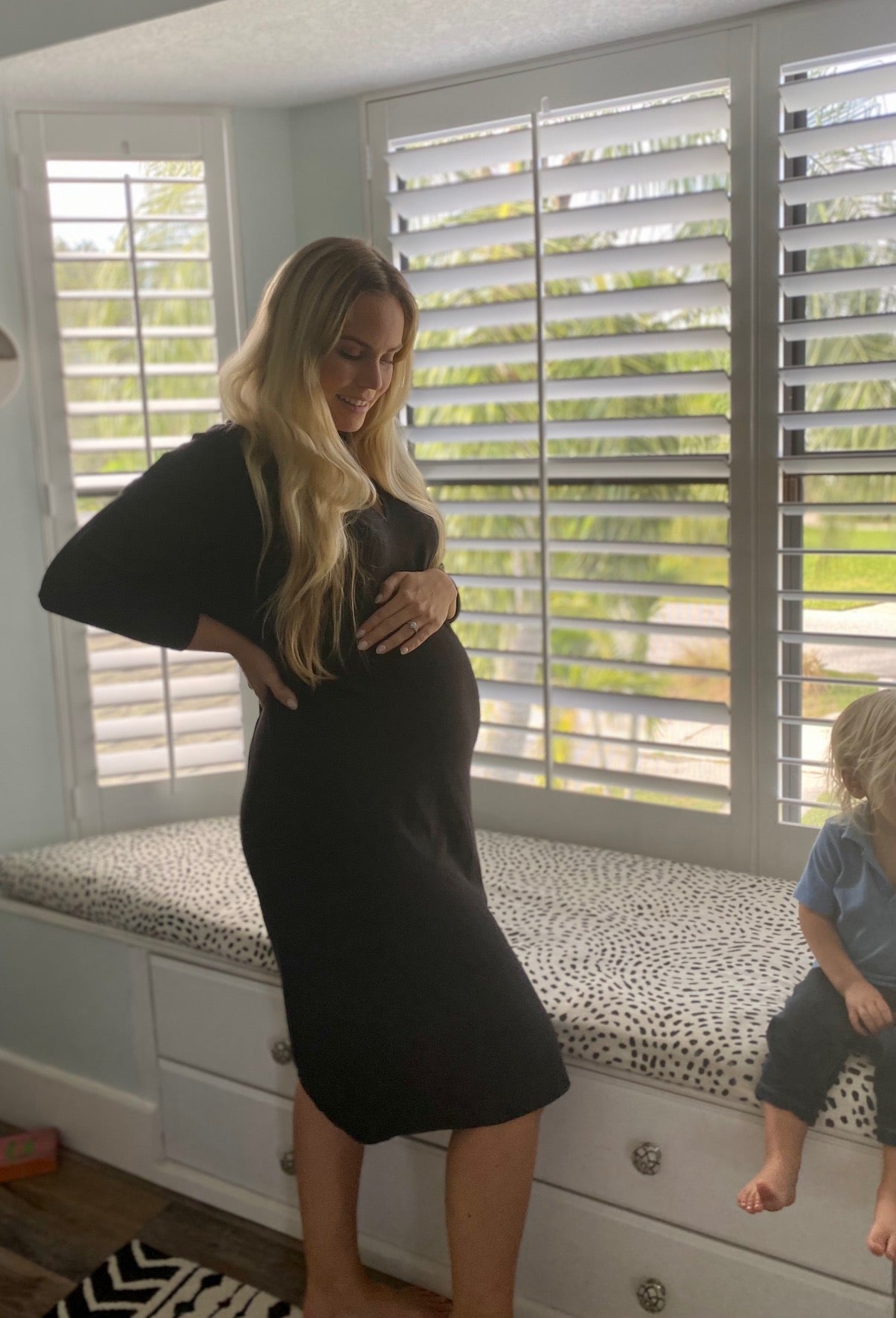 Quinn Dolman Maternity and Nursing Dress