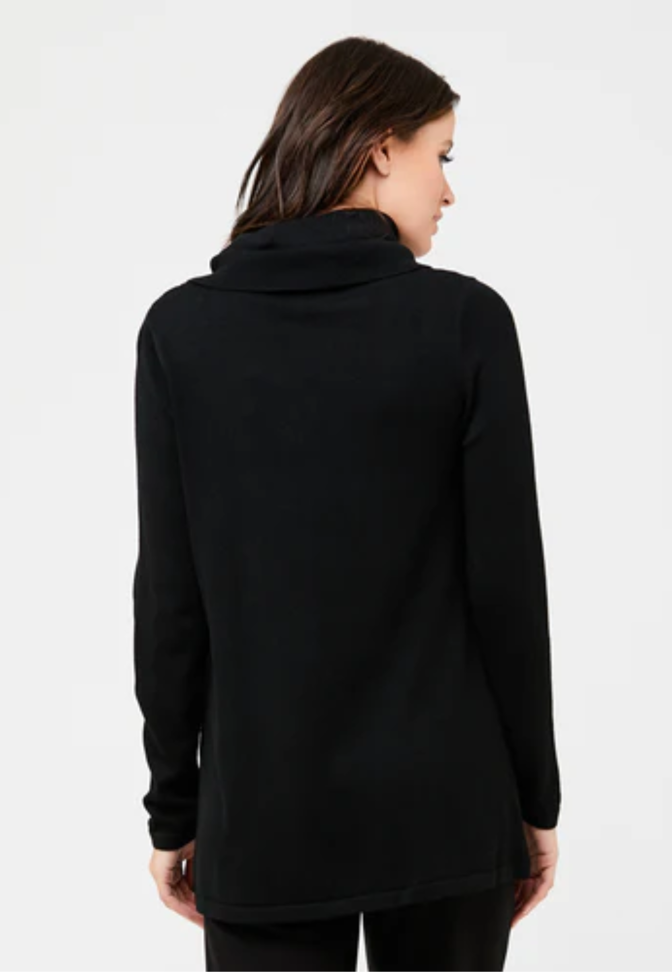 Cowl-Neck Maternity and Nursing Knit