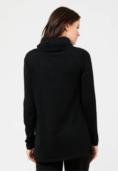 Cowl-Neck Maternity and Nursing Knit