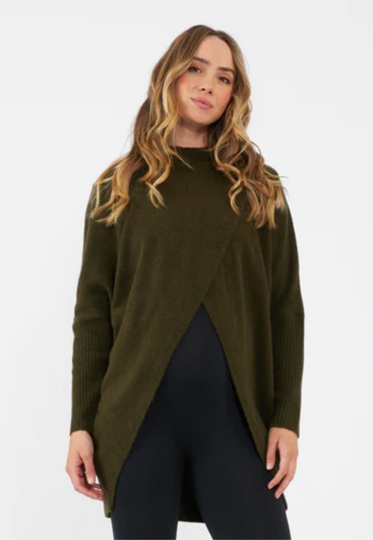 Hallie Crossover Maternity and Nursing Knit
