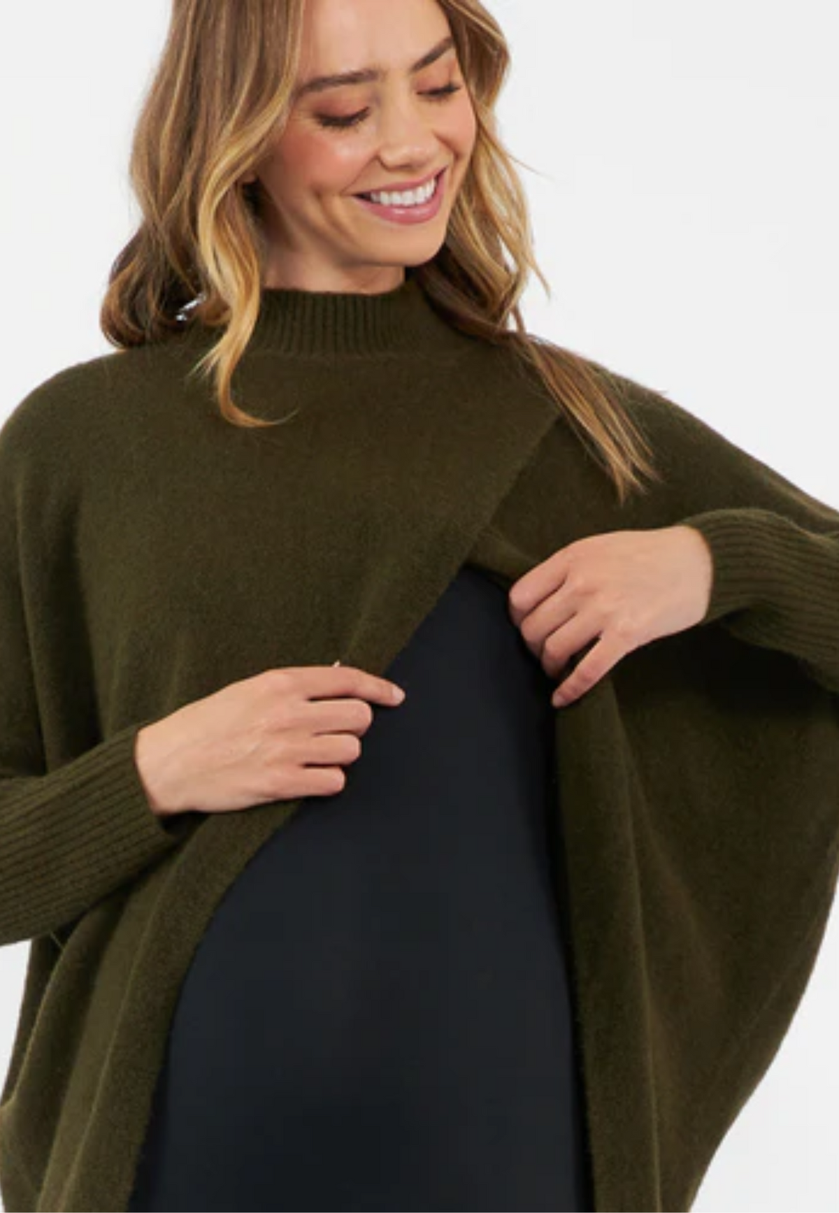 Hallie Crossover Maternity and Nursing Knit