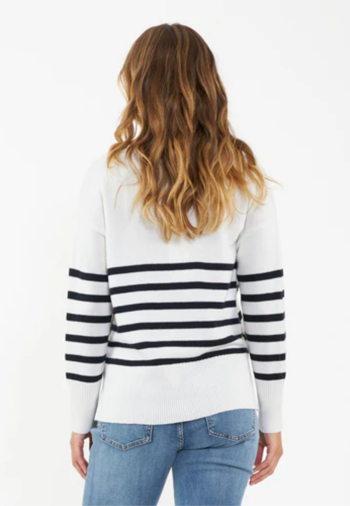 Hanna Striped Maternity and Nursing Knit