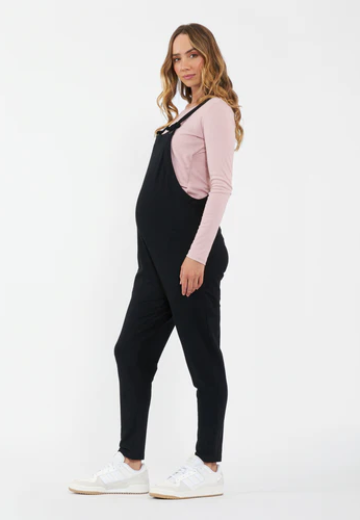 Perrie Stretch-Twill Maternity Playsuit