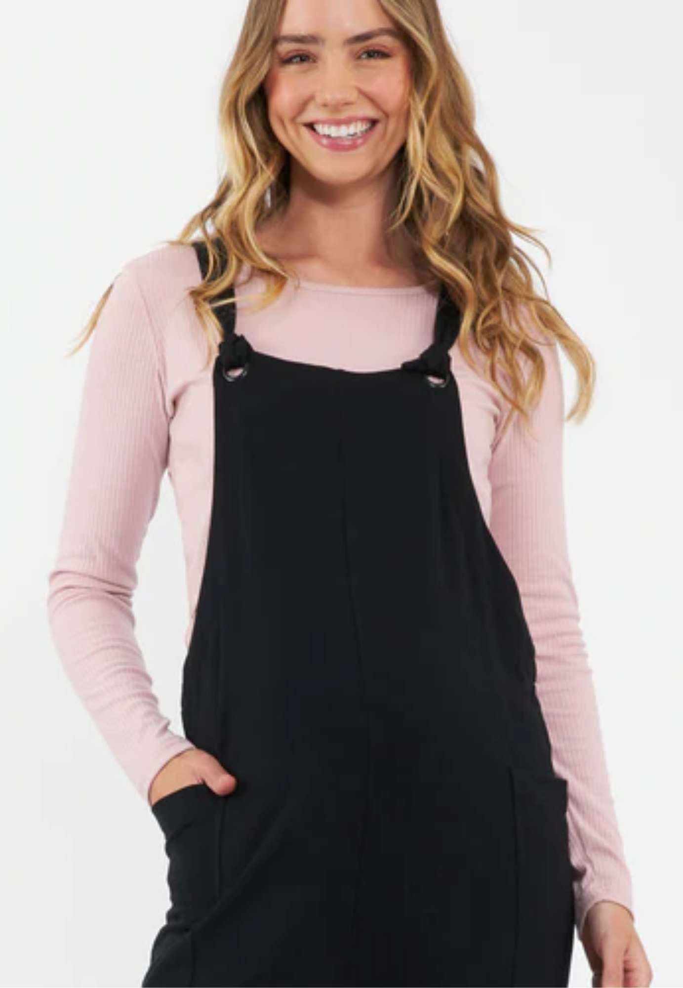 Perrie Stretch-Twill Maternity Playsuit