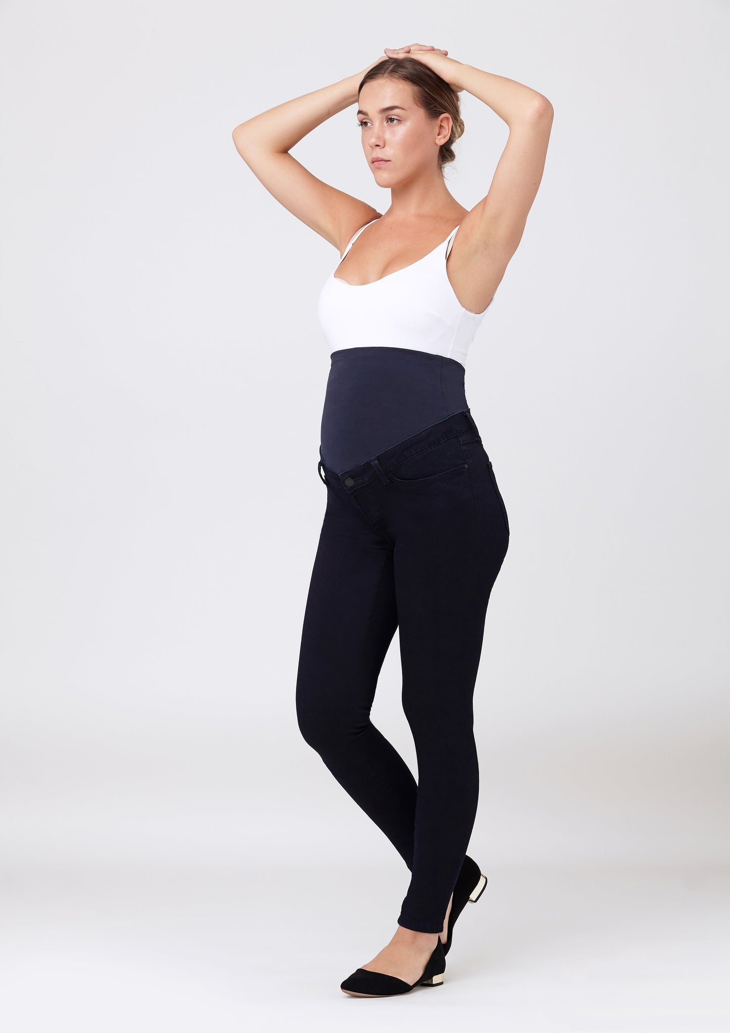 Rebel Over-Bump Maternity Jeggings