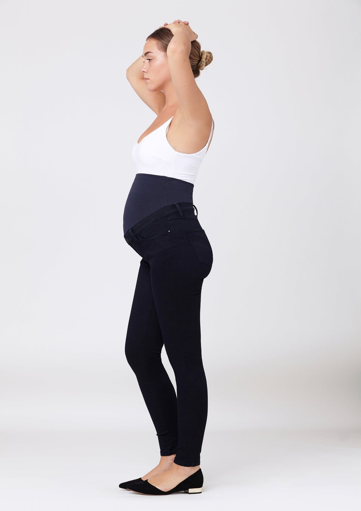 Rebel Over-Bump Maternity Jeggings