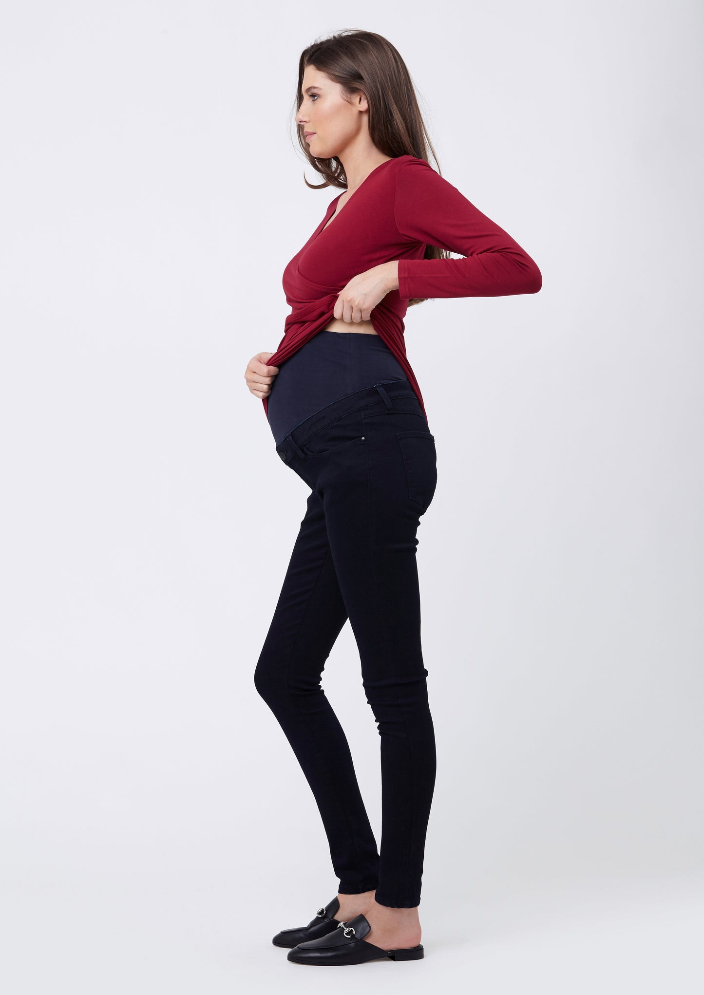 Rebel Over-Bump Maternity Jeggings