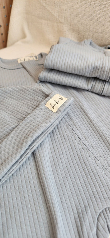 Pyjama bébé en coton bio, Bleu Harbour | ba.be.O