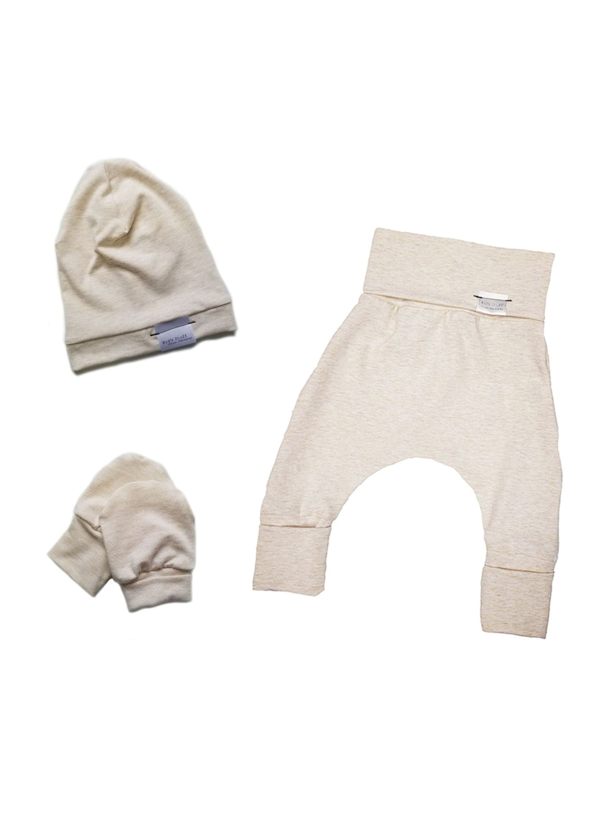 Newborn Pants Set – Heather Cream
