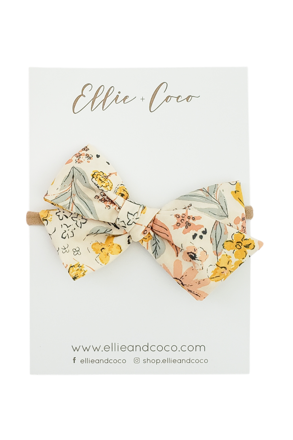 Boucle surdimensionnée Retro Floral