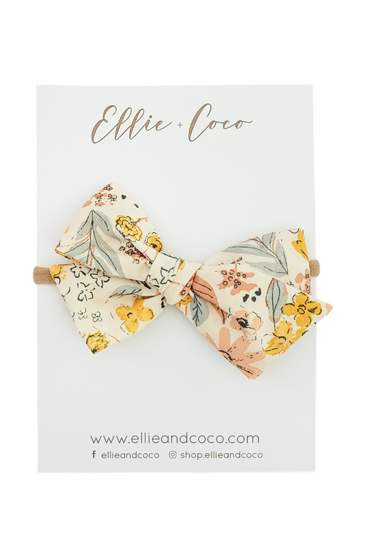 Boucle surdimensionnée Retro Floral