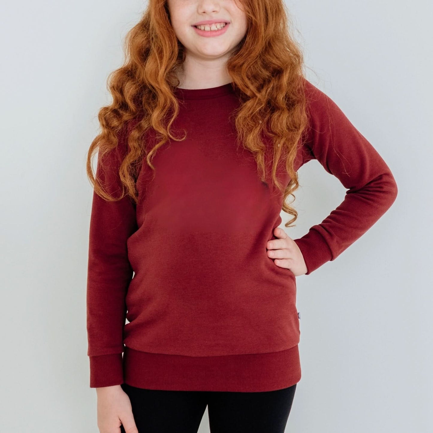 Youth Bamboo Fleece Raglan Pullover | Dusty Lilac