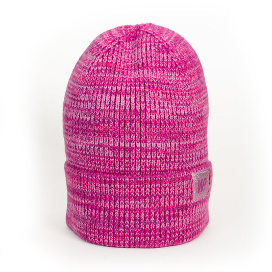 Bonnet tricoté Rose