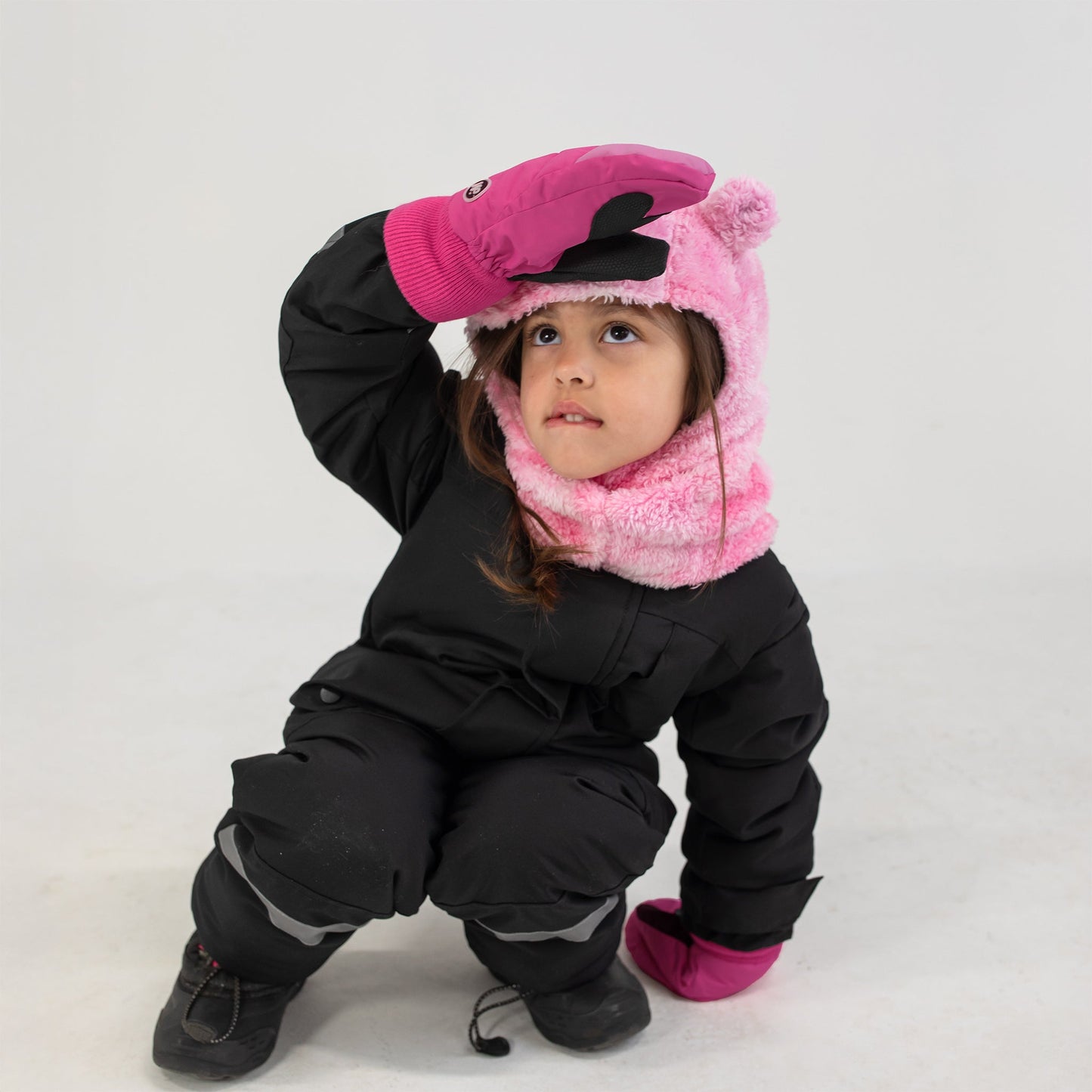 Rose Puffer Mitten