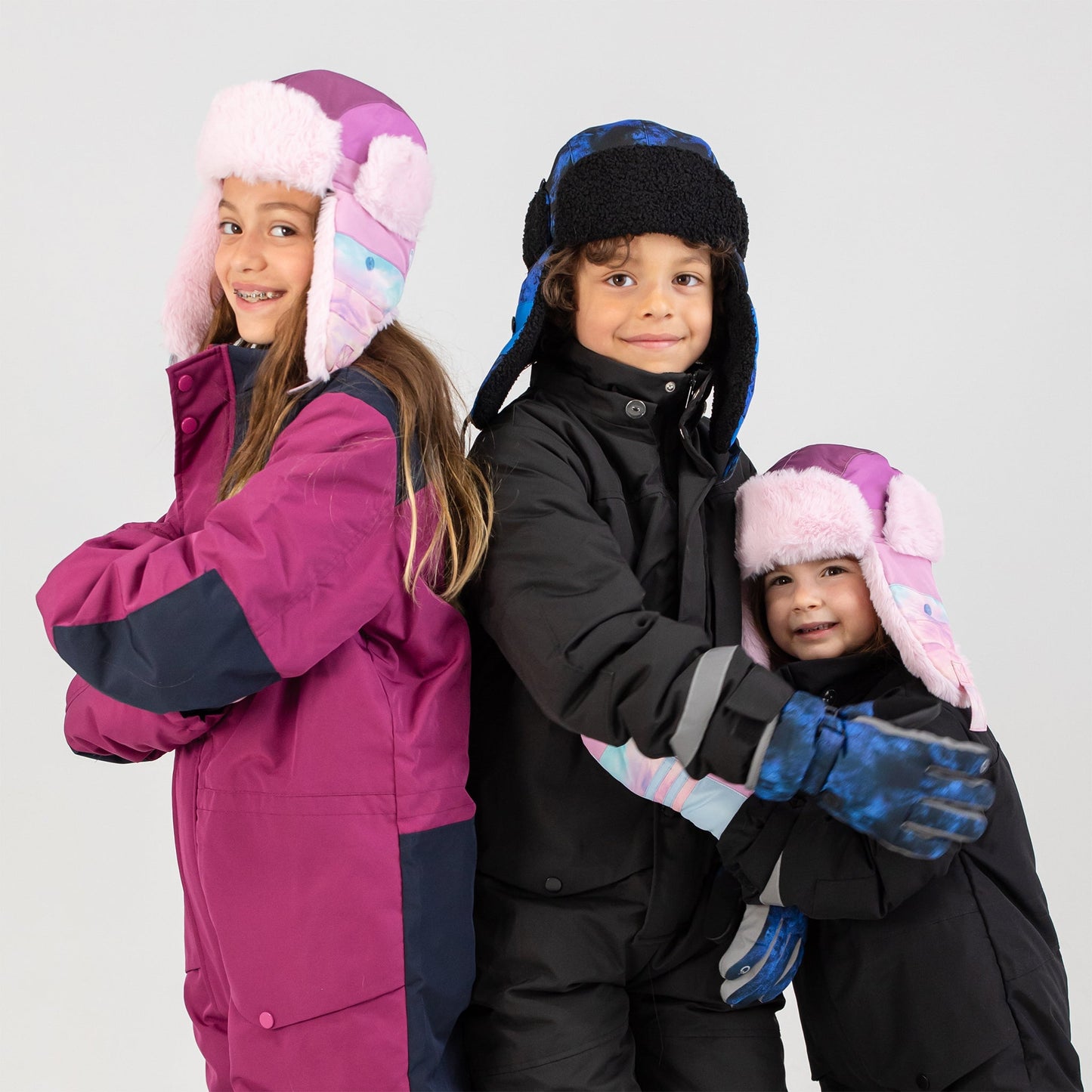 Gant de ski réfléchissant Royal Abstract Camo