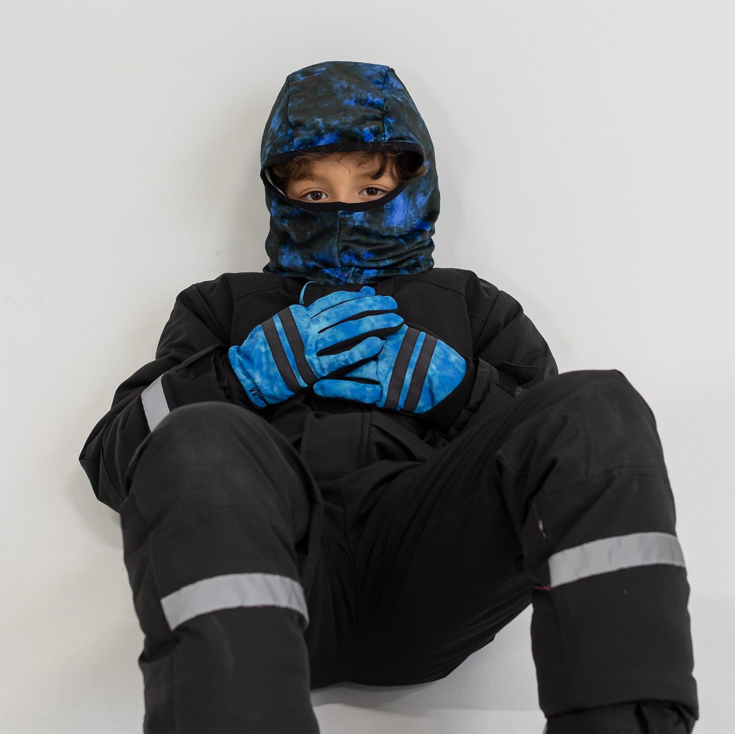 Royal Abstract Camo Microfleece Balaclava