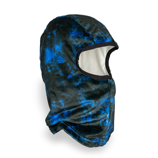 Cagoule micro-polaire camouflage abstrait Royal