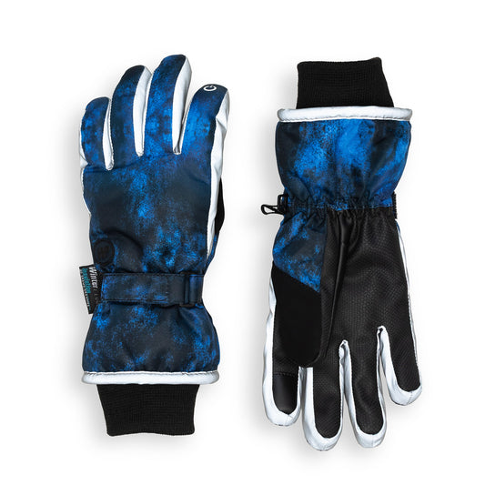 Gant de ski réfléchissant Royal Abstract Camo