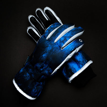 Gant de ski réfléchissant Royal Abstract Camo