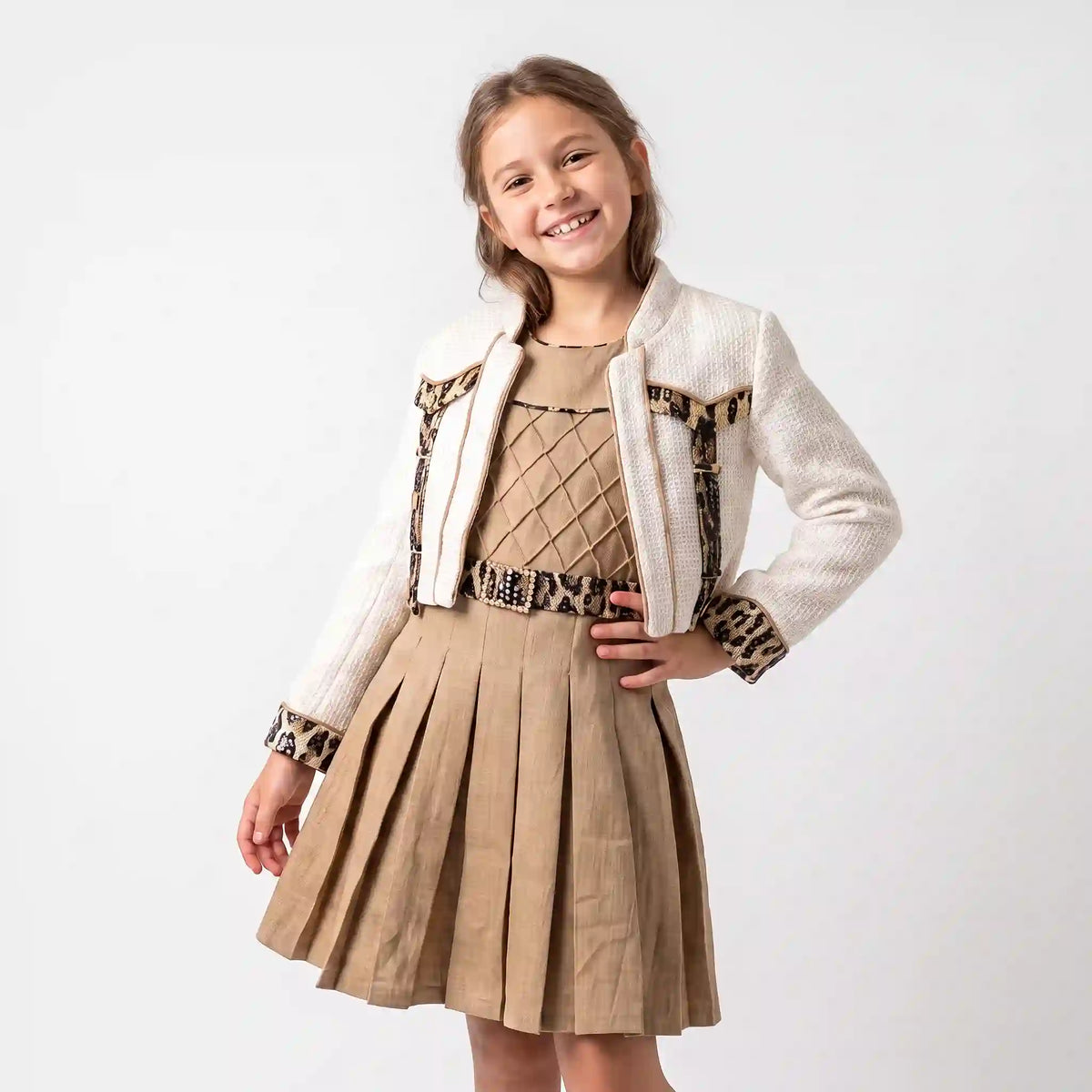 Desert Sunset Girls Bolero Dress