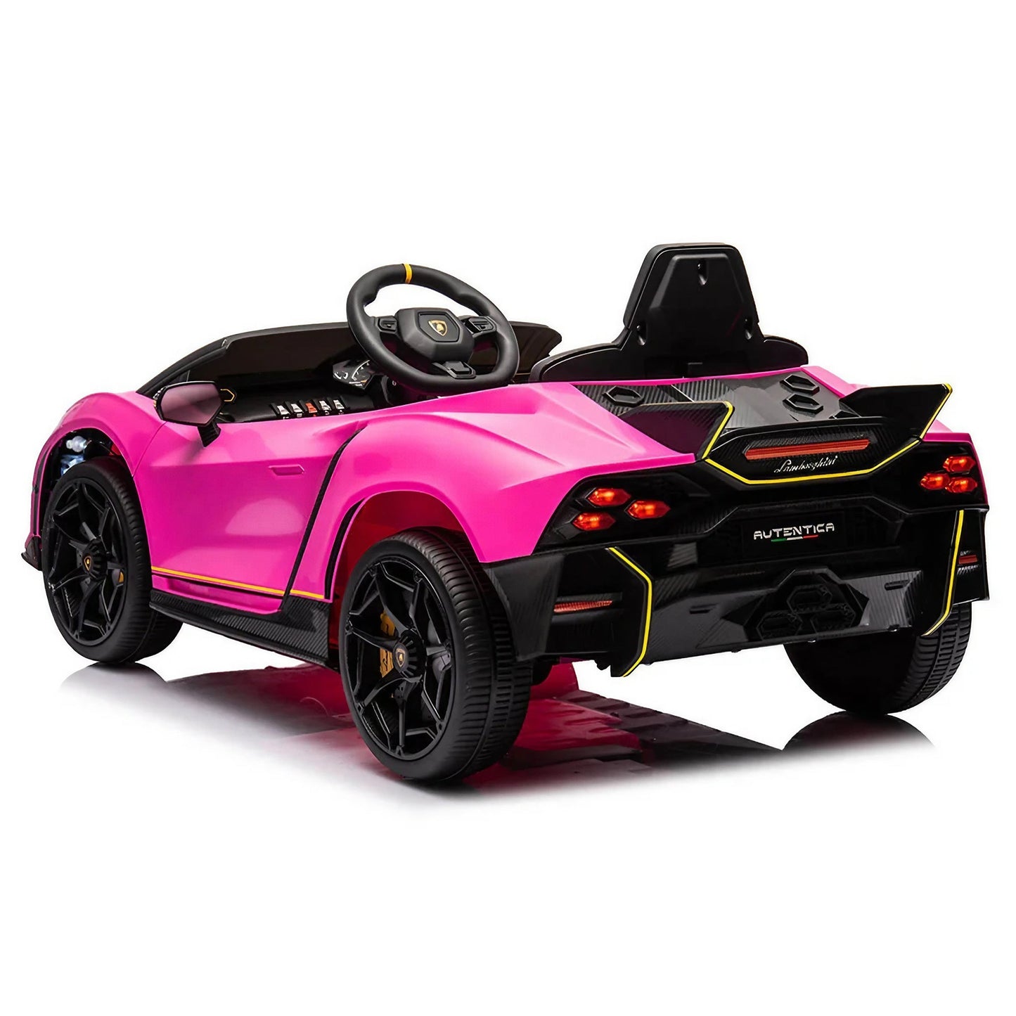 Voiture électrique Lamborghini Auténtica 2026 pour enfants avec télécommande