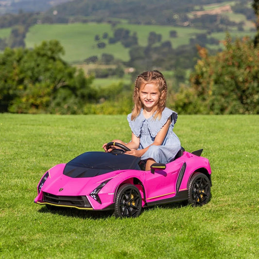 Voiture électrique Lamborghini Auténtica 2026 pour enfants avec télécommande