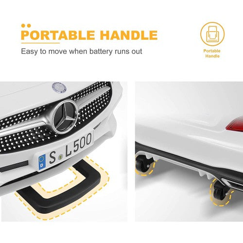 Voiture électrique 12V Mercedes Benz SL500 pour enfants avec télécommande 2026
