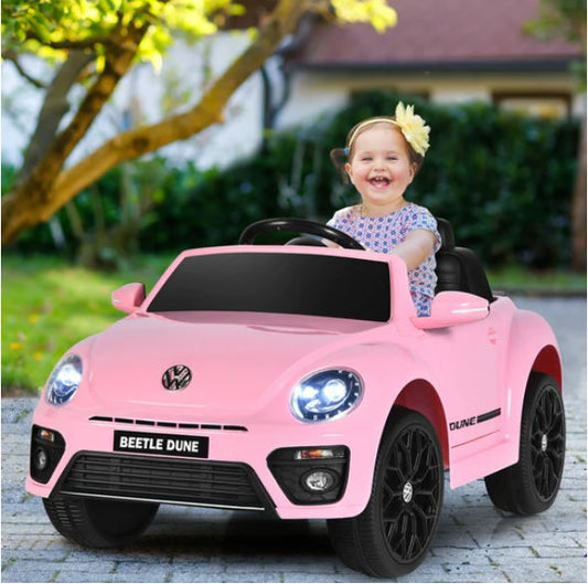 Volkswagen Coccinelle Voiture Électrique pour Enfants 12 V avec Télécommande