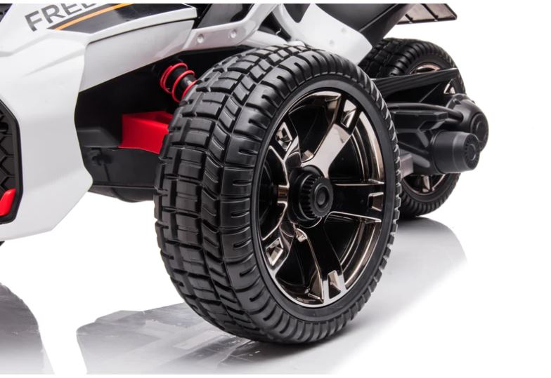 2026 Moto électrique 2 places 24V 3 roues SPIDER pour enfants de 3 à 7 ans avec télécommande