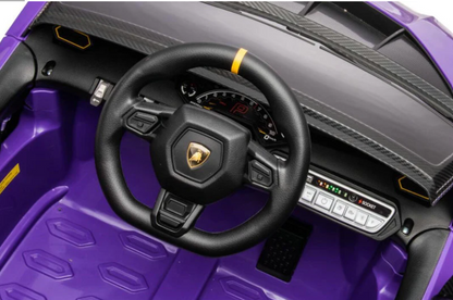 Voiture électrique Lamborghini Auténtica 2026 pour enfants avec télécommande
