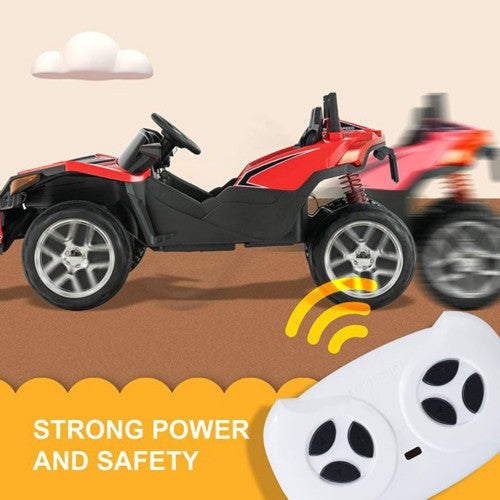 Voiture électrique 12 V pour enfants avec télécommande, style Slingshot, 2 places