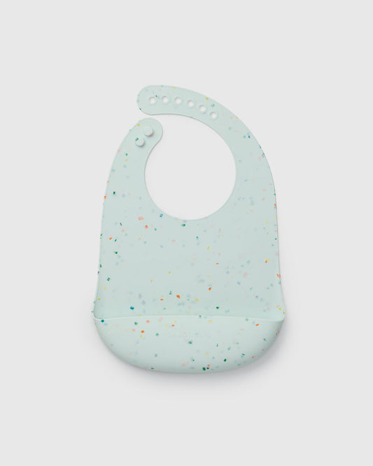Silicone Bib - Confetti Mint