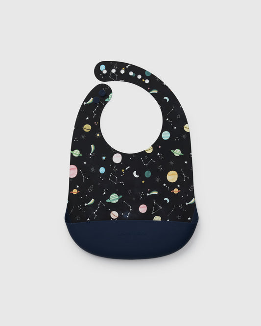 Silicone Bib Printed - Planets