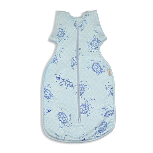 Bamboo Newborn Cocoon Sack 1 TOG (Sea Turtle Print)