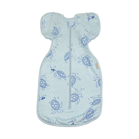 Bamboo Newborn Cocoon Sack 1 TOG (Sea Turtle Print)