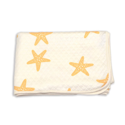 Grande couverture matelassée en bambou — Starfish