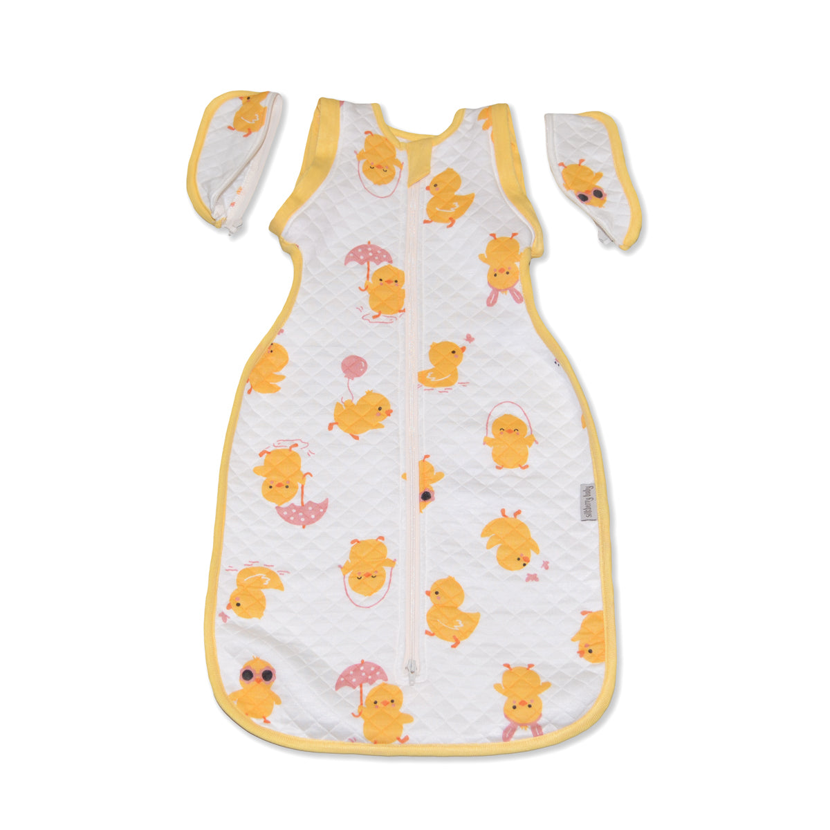 Bamboo Newborn Cocoon Sack 1 TOG (Little Chick Print)